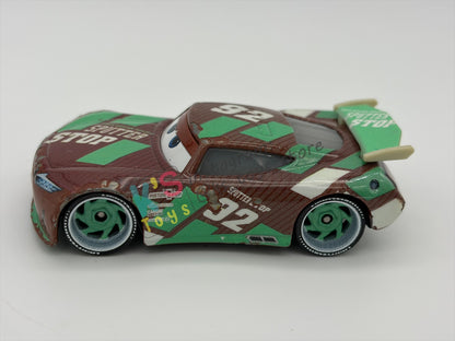 PRE-OWNED / LOOSE DISNEY PIXAR CARS BY MATTEL - "SHELDON SHIFTER" - CARS 3 NEXT-GEN SERIES - PLAYED CONDITION - READ DESCRIPTION!!!!!!!!!!!