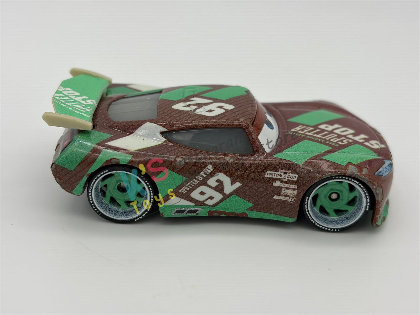 PRE-OWNED / LOOSE DISNEY PIXAR CARS BY MATTEL - "SHELDON SHIFTER" - CARS 3 NEXT-GEN SERIES - PLAYED CONDITION - READ DESCRIPTION!!!!!!!!!!!