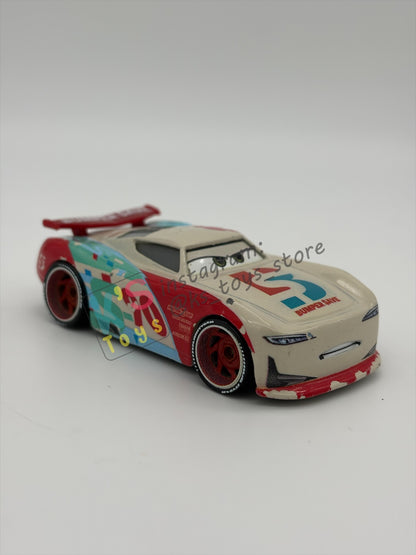 PRE-OWNED / LOOSE DISNEY PIXAR CARS BY MATTEL - "PAUL CONREV" - CARS 3 NEXT-GEN SERIES - PLAYED CONDITION - READ DESCRIPTION!!!!!!!!!!!