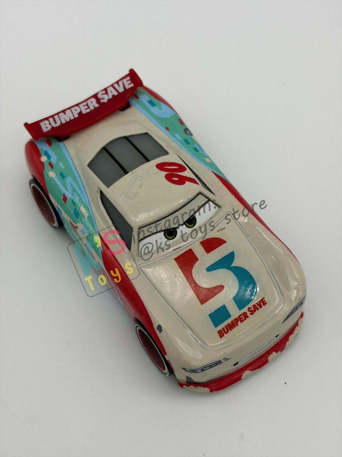 PRE-OWNED / LOOSE DISNEY PIXAR CARS BY MATTEL - "PAUL CONREV" - CARS 3 NEXT-GEN SERIES - PLAYED CONDITION - READ DESCRIPTION!!!!!!!!!!!