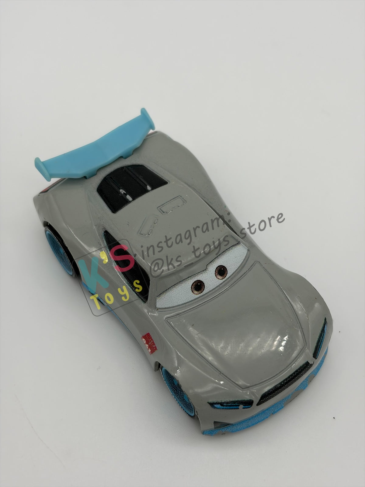 PRE-OWNED / LOOSE DISNEY PIXAR CARS BY MATTEL - "TOM W” - CARS 3 RACING CENTER SERIES - GOOD CONDITION - READ DESCRIPTION!!!!!!!!!!!