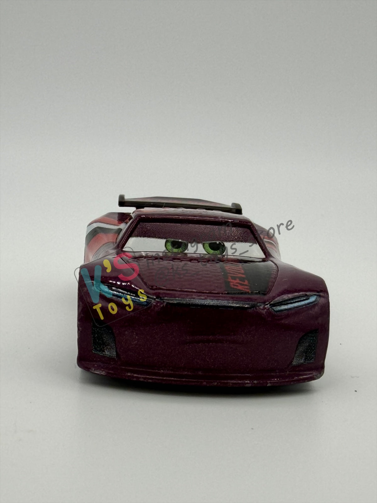 PRE-OWNED / LOOSE DISNEY PIXAR CARS BY MATTEL - "AARON CLOCKER” - CARS 3 NEXT-GEN SERIES - GOOD CONDITION - READ DESCRIPTION!!!!!!!!!!!