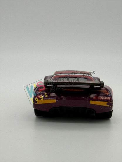 PRE-OWNED / LOOSE DISNEY PIXAR CARS BY MATTEL - "AARON CLOCKER” - CARS 3 NEXT-GEN SERIES - GOOD CONDITION - READ DESCRIPTION!!!!!!!!!!!