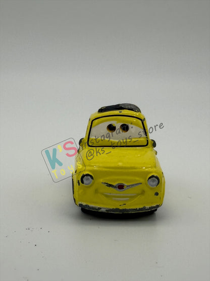 FREE ITEM!! PRE-OWNED / LOOSE DISNEY PIXAR CARS - "LUIGI" WELL-PLAYED CONDITION