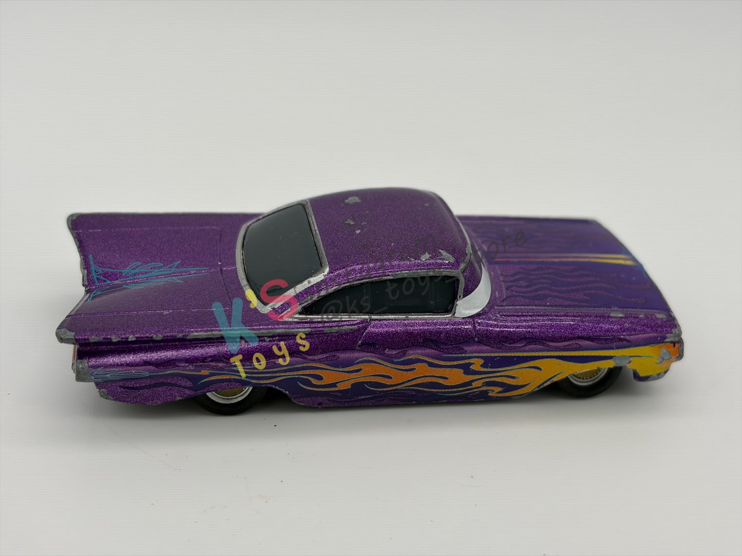FREE ITEM!! PRE-OWNED / LOOSE DISNEY PIXAR CARS - "PURPLE RAMONE" WELL-PLAYED CONDITION