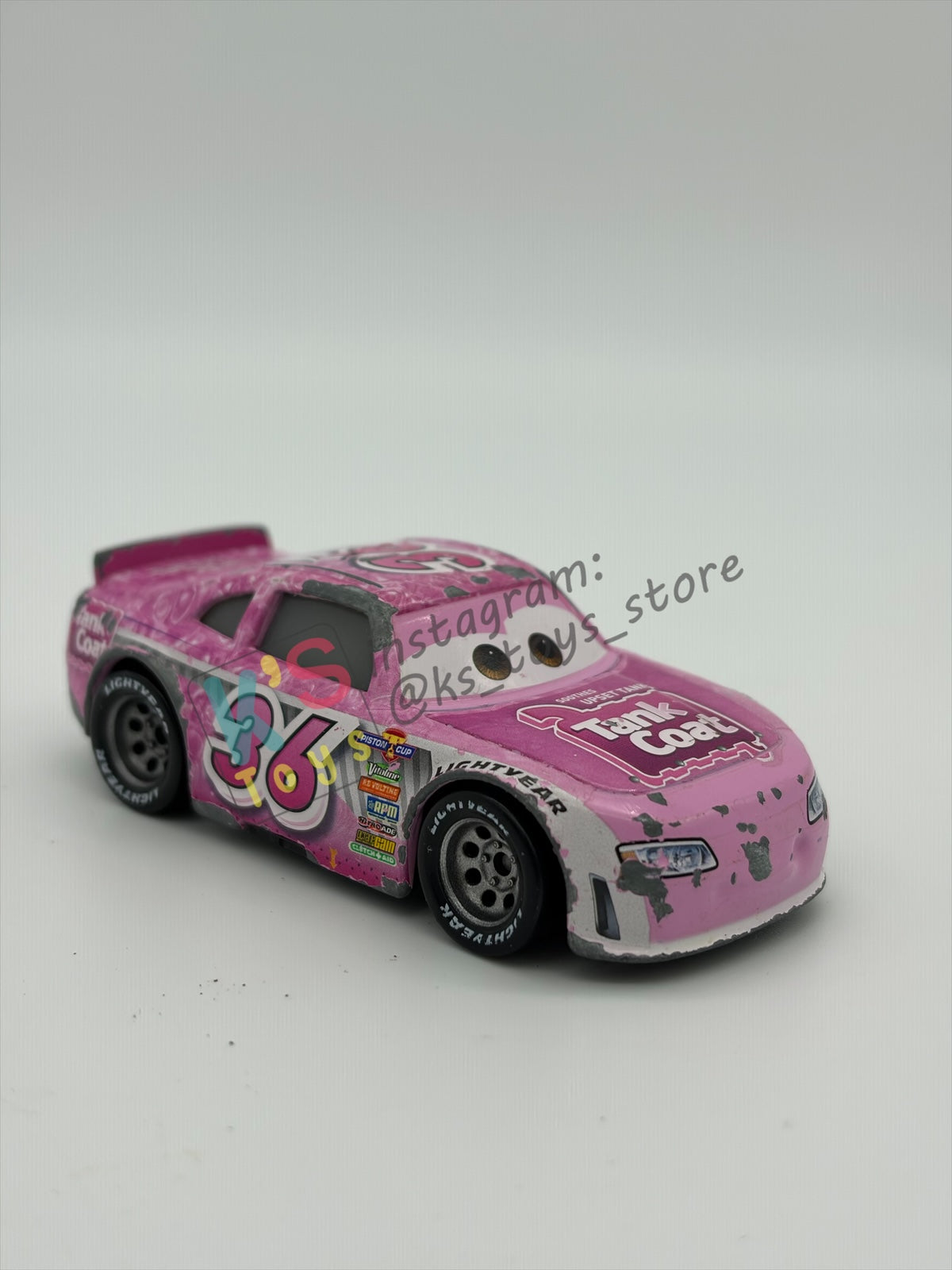 FREE ITEM!! PRE-OWNED / LOOSE DISNEY PIXAR CARS - "REB MEEKER" WELL-PLAYED CONDITION