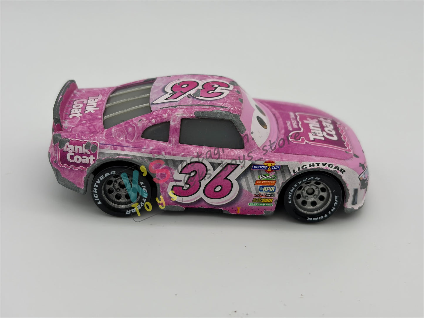 FREE ITEM!! PRE-OWNED / LOOSE DISNEY PIXAR CARS - "REB MEEKER" WELL-PLAYED CONDITION