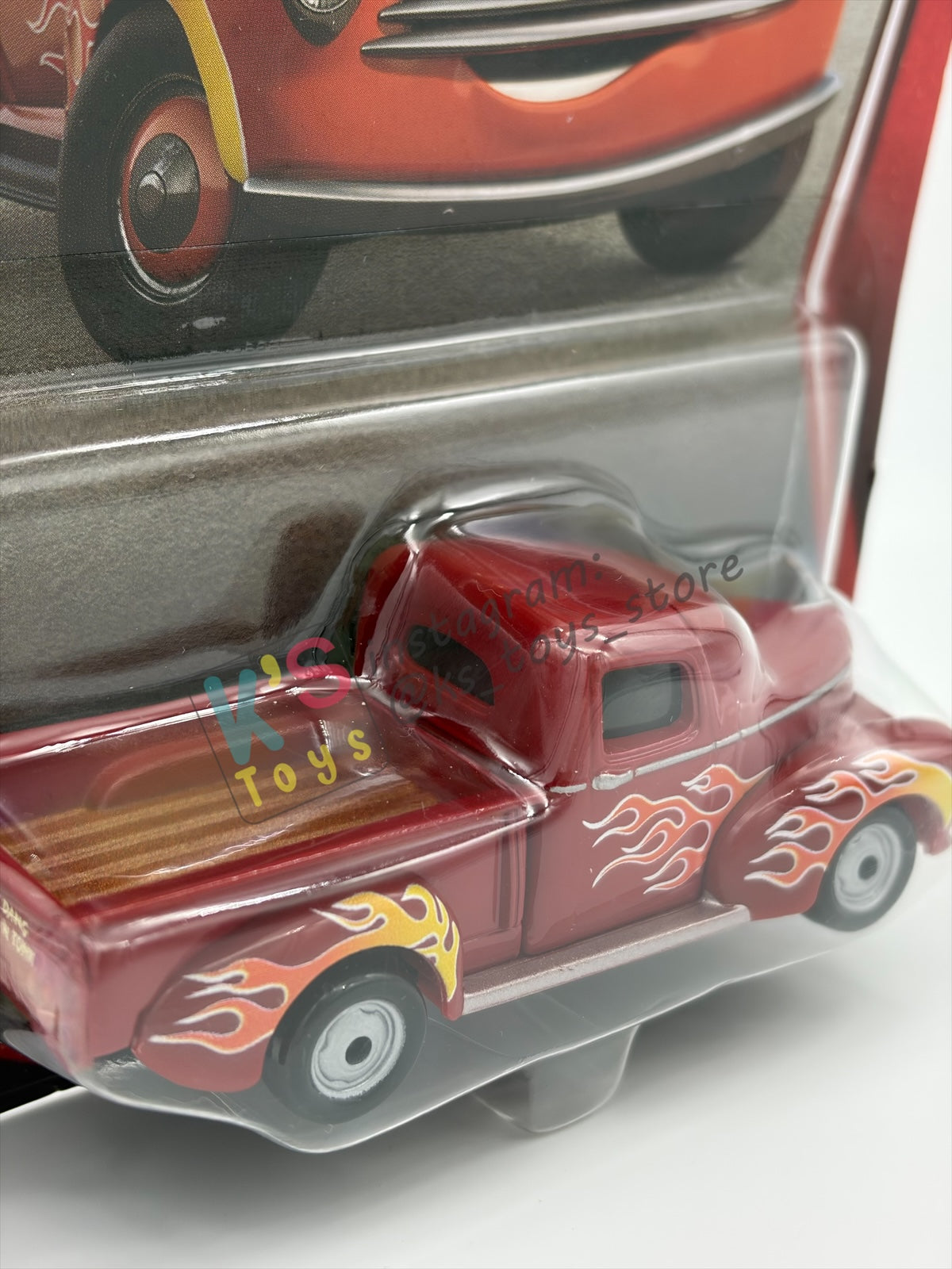 DISNEY PIXAR CARS 1:55 BY MATTEL - "HOT ROD SMOKEY" 2026 RE-RELEASED 20TH ANNIVERSARY CARD - BNIP