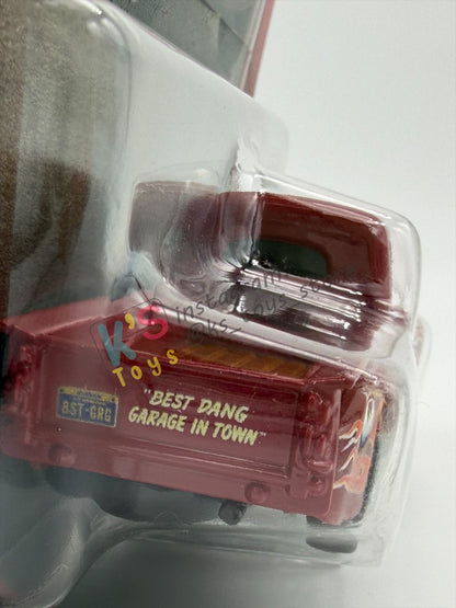 DISNEY PIXAR CARS 1:55 BY MATTEL - "HOT ROD SMOKEY" 2026 RE-RELEASED 20TH ANNIVERSARY CARD - BNIP