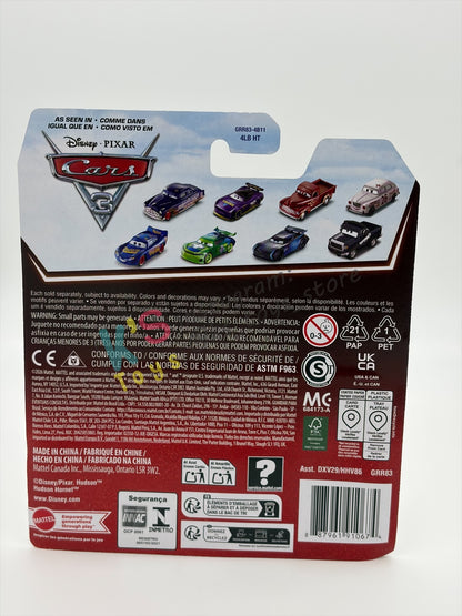 DISNEY PIXAR CARS 1:55 BY MATTEL - "CLUTCH AID RACING TRACTOR" 2026 RE-RELEASED 20TH ANNIVERSARY CARD - BNIP