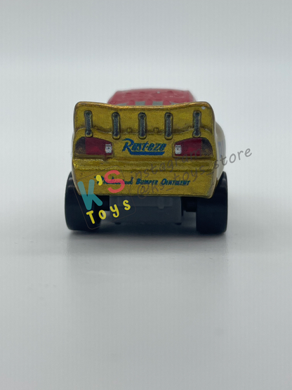 Loose Mini Racers Pixar Disney Cars, DINOCO WRAP LIGHTNING MCQUEEN - Mint / Near Mint Condition