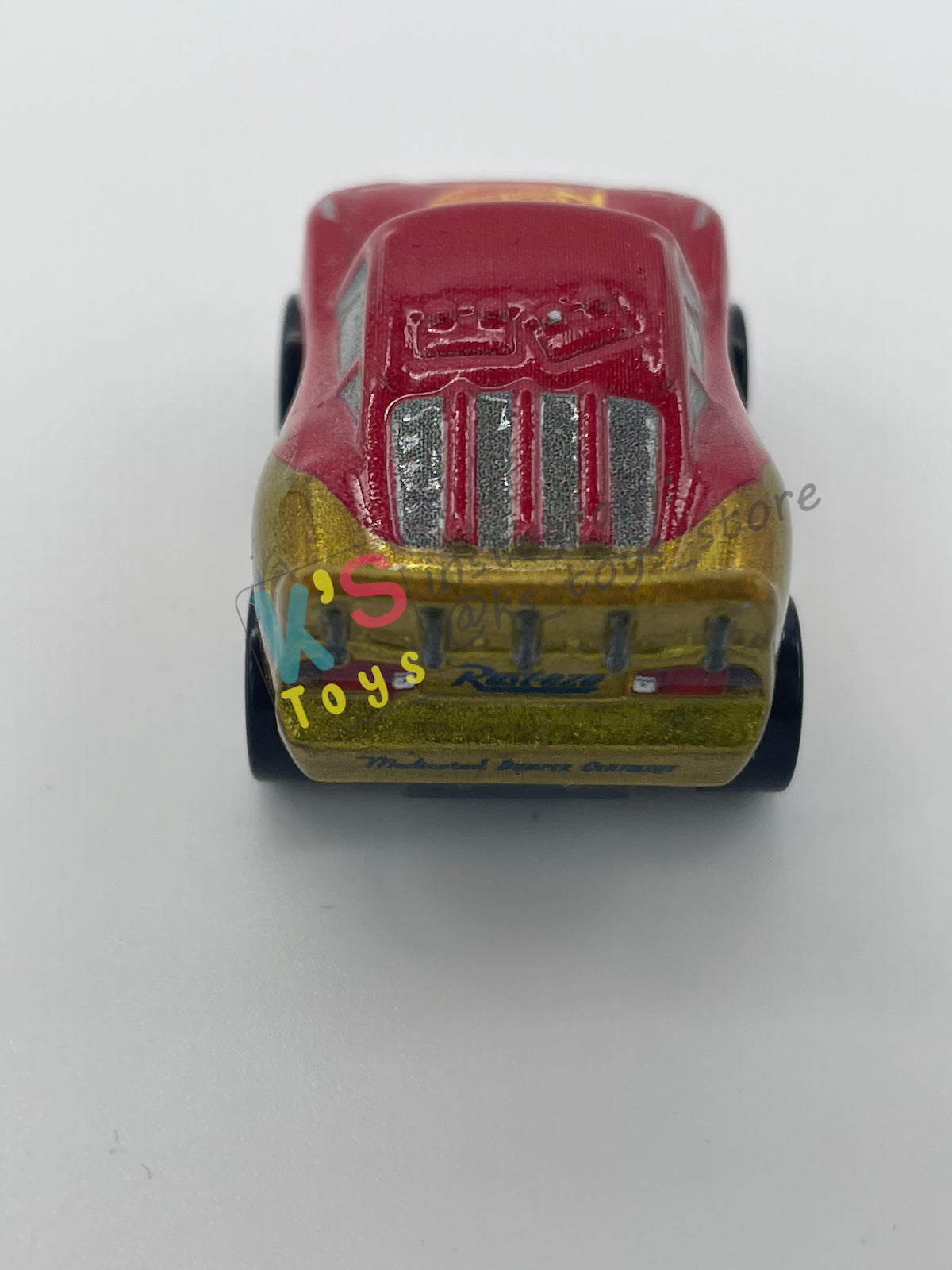 Loose Mini Racers Pixar Disney Cars, DINOCO WRAP LIGHTNING MCQUEEN - Mint / Near Mint Condition
