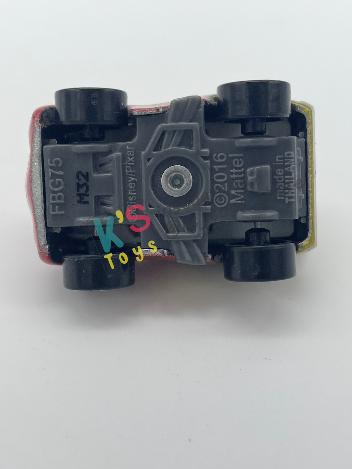 Loose Mini Racers Pixar Disney Cars, DINOCO WRAP LIGHTNING MCQUEEN - Mint / Near Mint Condition
