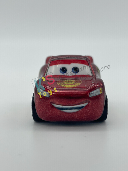 Loose Mini Racers Pixar Disney Cars, METALLIC ROAD TRIP LIGHTNING MCQUEEN - Mint / Near Mint Condition