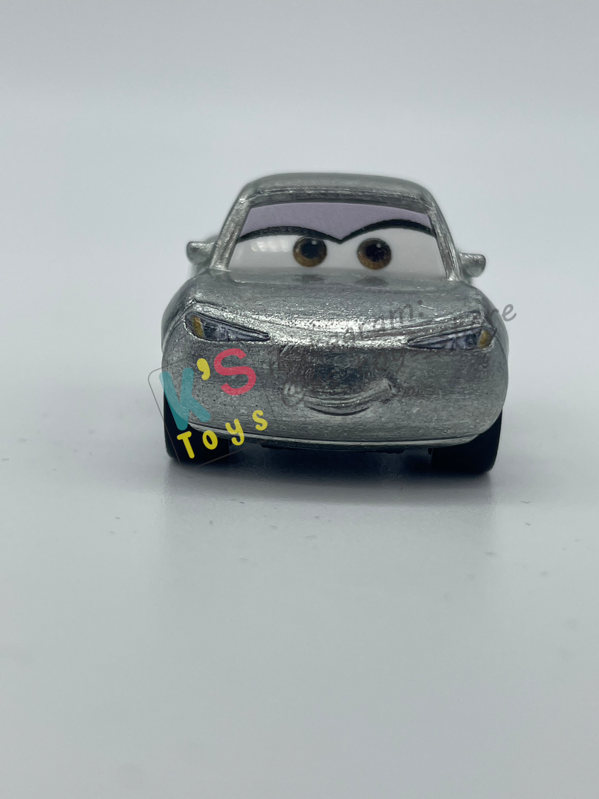 Loose Mini Racers Pixar Disney Cars, SILVER NATALIE CERTAIN - Mint / Near Mint Condition
