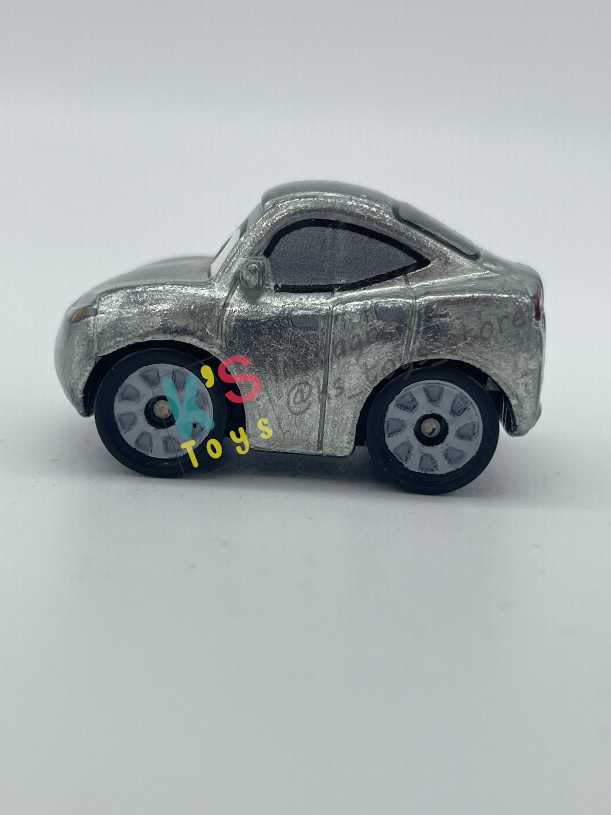 Loose Mini Racers Pixar Disney Cars, SILVER NATALIE CERTAIN - Mint / Near Mint Condition