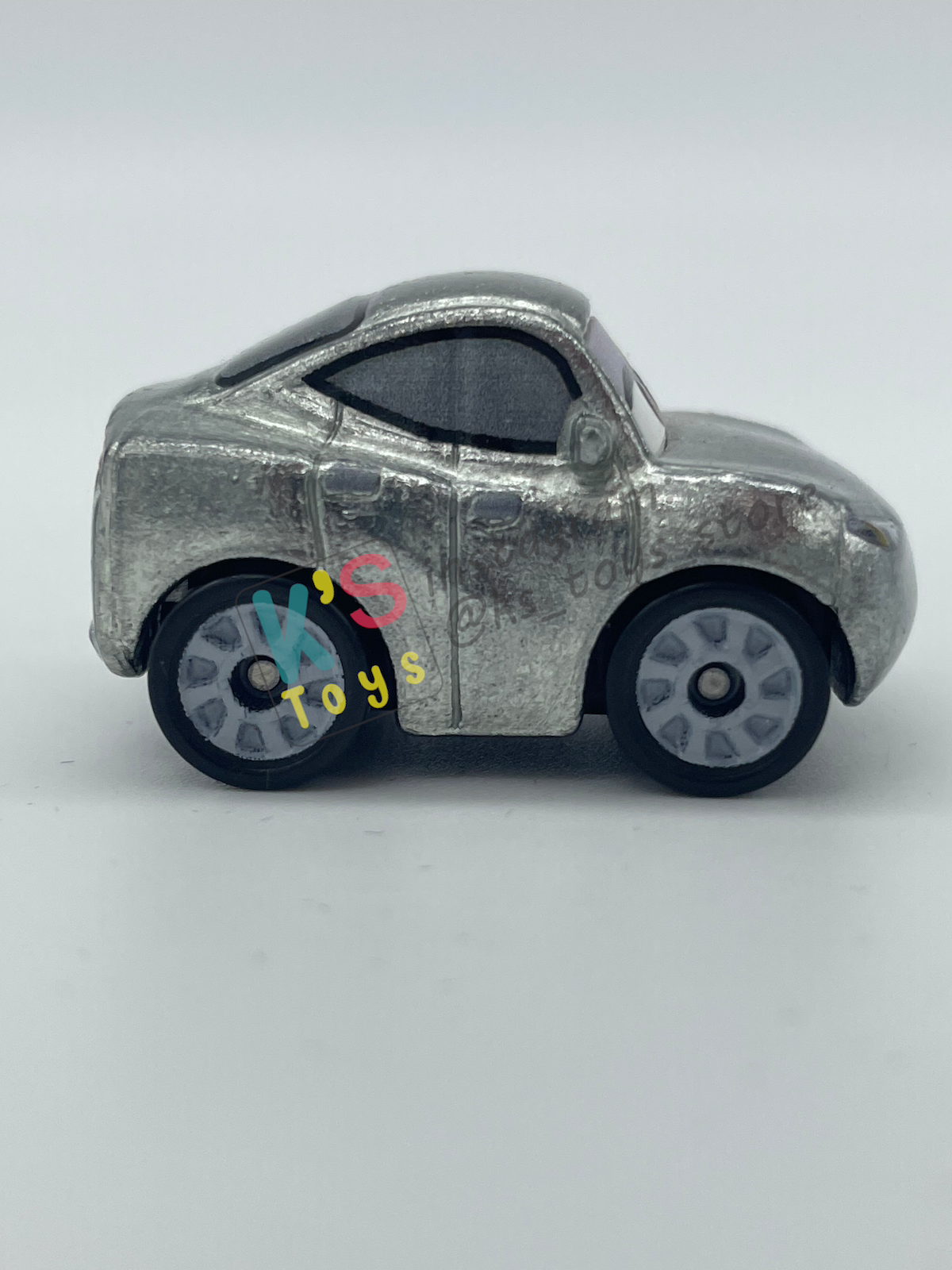 Loose Mini Racers Pixar Disney Cars, SILVER NATALIE CERTAIN - Mint / Near Mint Condition