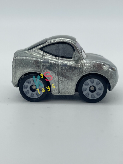 Loose Mini Racers Pixar Disney Cars, SILVER NATALIE CERTAIN - Mint / Near Mint Condition