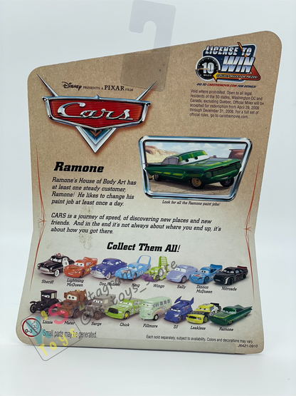 DISNEY PIXAR CARS 1:55 BY MATTEL, SHERIFF - FIRST RELEASE CARS SERIES - BNIP