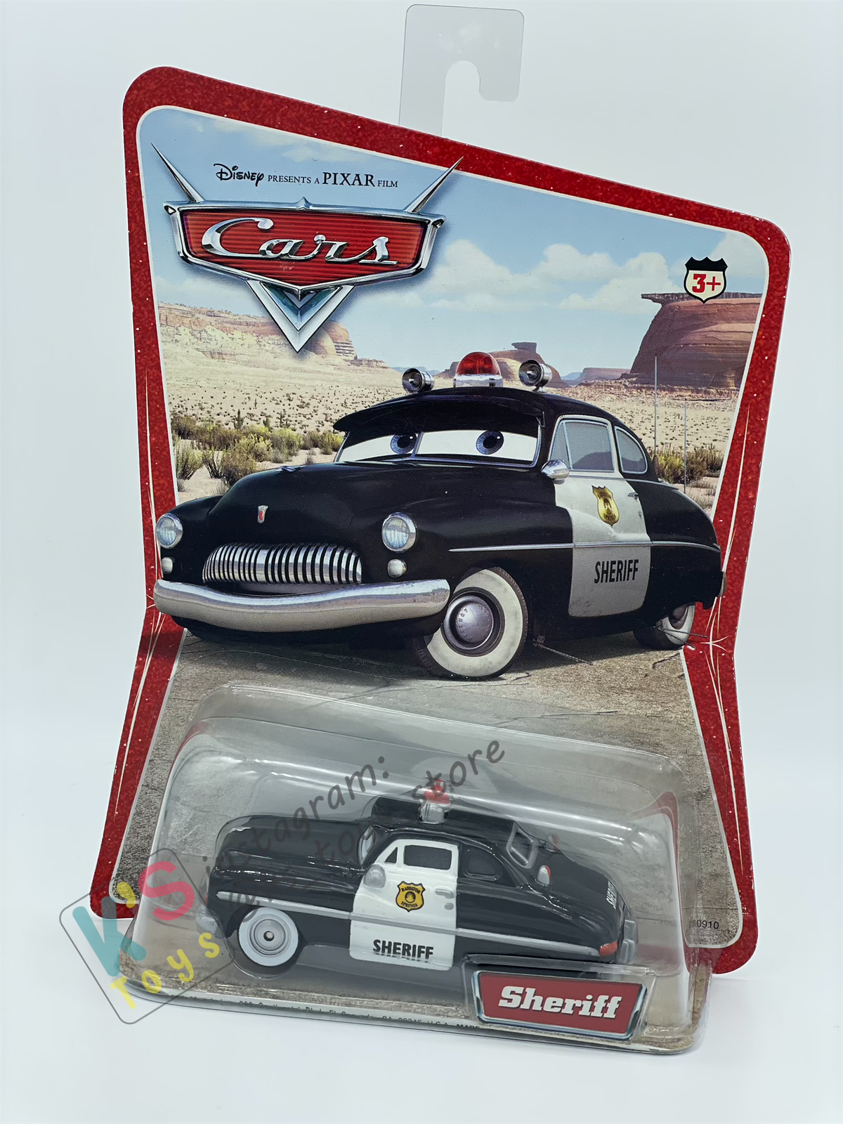 DISNEY PIXAR CARS 1:55 BY MATTEL, SHERIFF - FIRST RELEASE CARS SERIES - BNIP