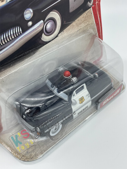 DISNEY PIXAR CARS 1:55 BY MATTEL, SHERIFF - FIRST RELEASE CARS SERIES - BNIP