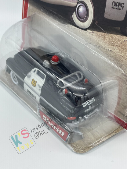 DISNEY PIXAR CARS 1:55 BY MATTEL, SHERIFF - FIRST RELEASE CARS SERIES - BNIP