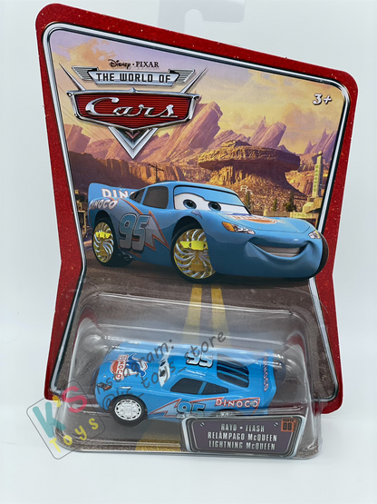 DISNEY PIXAR CARS 1:55 BY MATTEL, BLING BLING LIGHTNING MCQUEEN - THE WORLD OF CARS  SERIES - BNIP