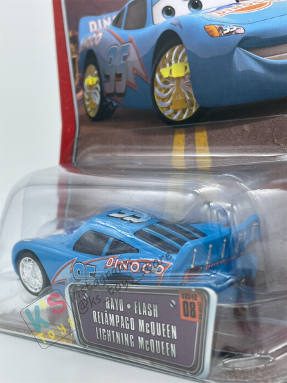 DISNEY PIXAR CARS 1:55 BY MATTEL, BLING BLING LIGHTNING MCQUEEN - THE WORLD OF CARS  SERIES - BNIP