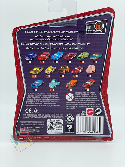 DISNEY PIXAR CARS 1:55 BY MATTEL, BLING BLING LIGHTNING MCQUEEN - THE WORLD OF CARS  SERIES - BNIP