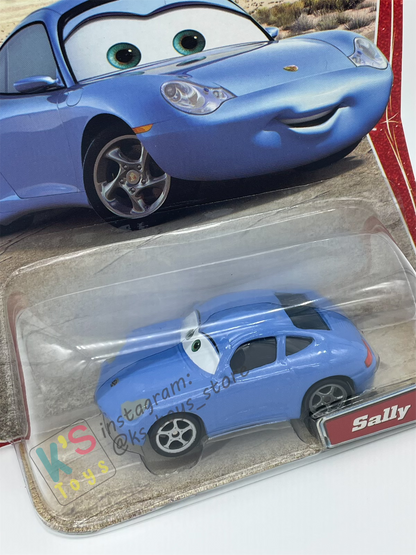 DISNEY PIXAR CARS 1:55 BY MATTEL, SALLY - FIRST RELEASED CARS SERIES - BNIP