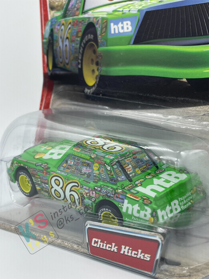 DISNEY PIXAR CARS 1:55 BY MATTEL, CHICK HICKS - FIRST RELEASED CARS SERIES - BNIP