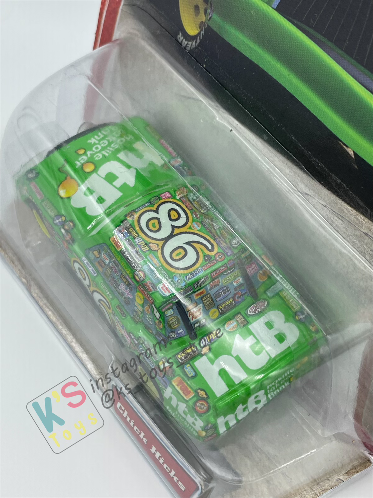 DISNEY PIXAR CARS 1:55 BY MATTEL, CHICK HICKS - FIRST RELEASED CARS SERIES - BNIP