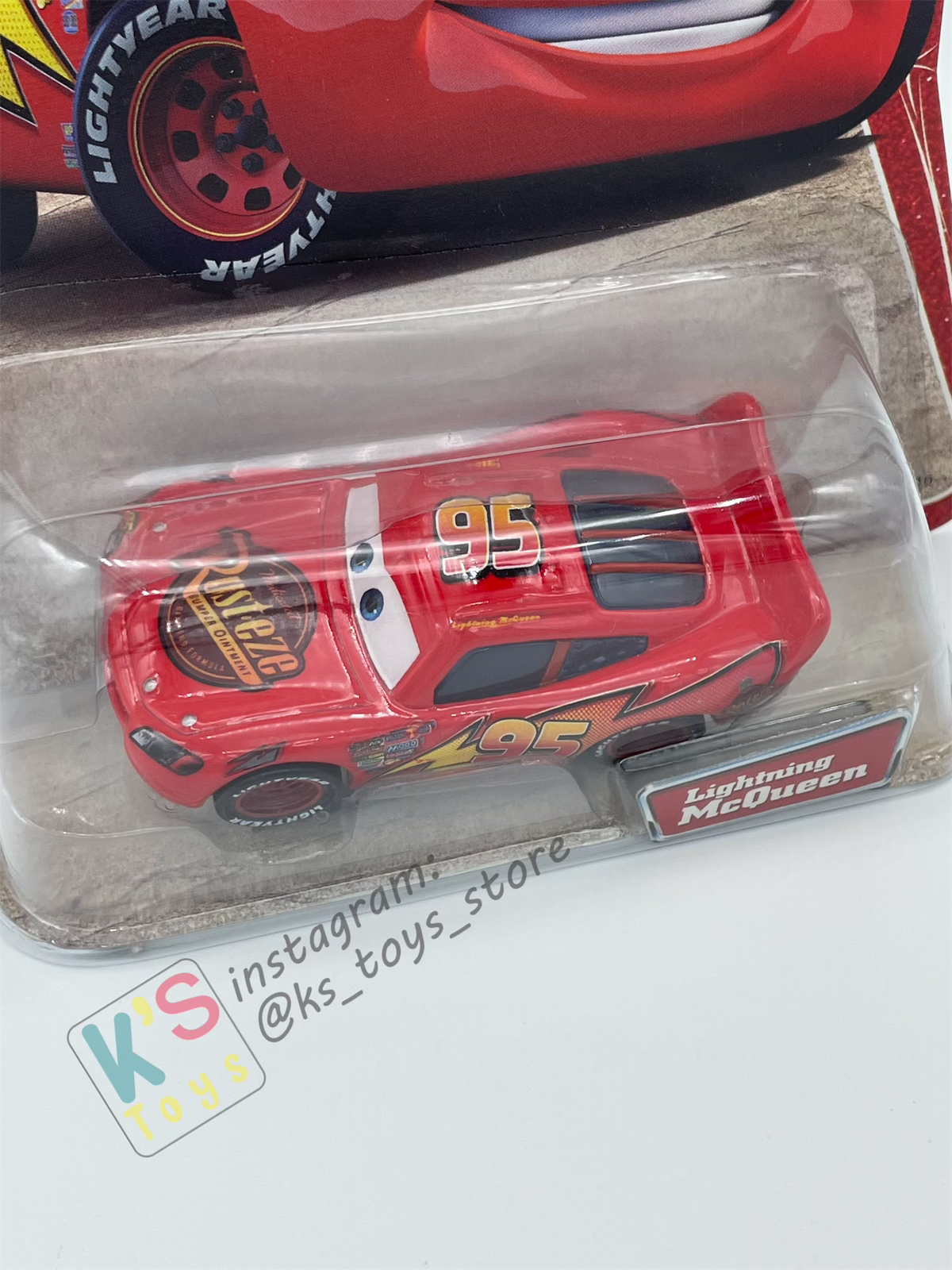 DISNEY PIXAR CARS 1:55 BY MATTEL, LIGHTNING MCQUEEN CARS 1 - FIRST RELEASED CARS SERIES - BNIP