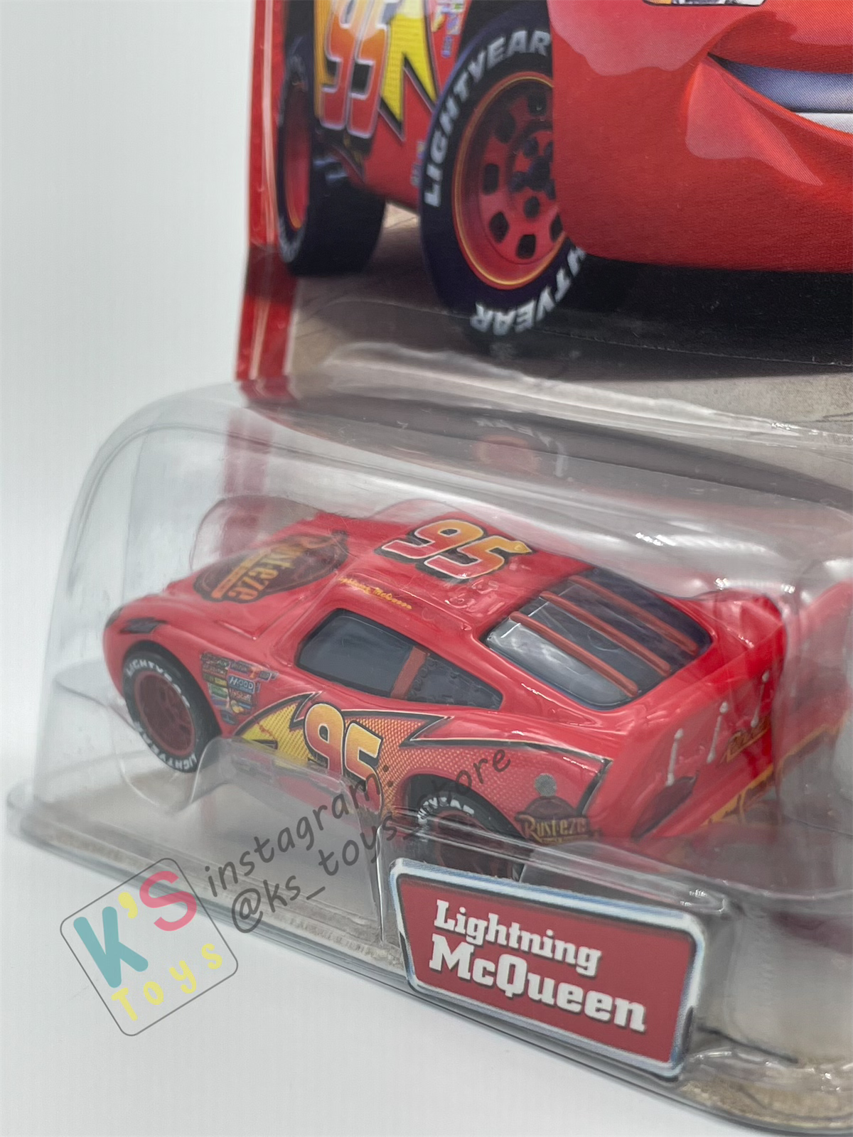 DISNEY PIXAR CARS 1:55 BY MATTEL, LIGHTNING MCQUEEN CARS 1 - FIRST RELEASED CARS SERIES - BNIP