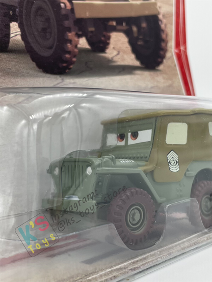 DISNEY PIXAR CARS 1:55 BY MATTEL, SARGE - FIRST RELEASED CARS SERIES - BNIP