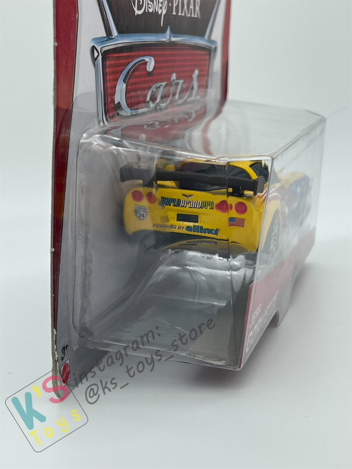 DISNEY PIXAR CARS BY MATTEL 1:55, JEFF GORVETTE - WGP SERIES - BNIP