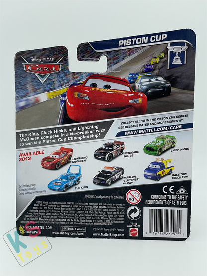 DISNEY PIXAR CARS BY MATTEL 1:55, CHICK HICKS - PISTON CUP SERIES - BNIP