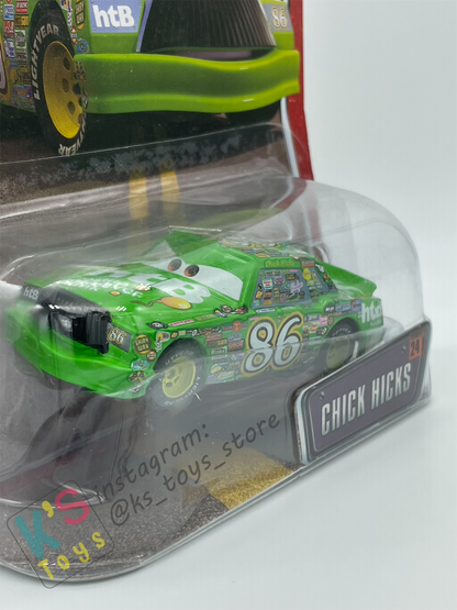 DISNEY PIXAR CARS BY MATTEL 1:55, CHICK HICKS - THE WORLD OF CARS SERIES - BNIP