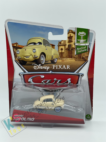 DISNEY PIXAR CARS BY MATTEL 1:55, MAMA TOPOLINO - FESTIVAL ITALIANO SERIES - BNIP