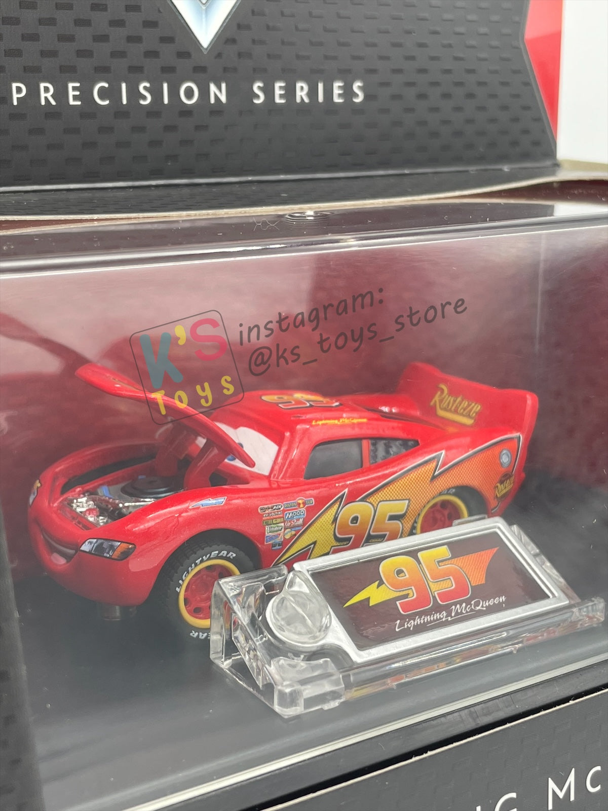 DISNEY PIXAR CARS 1:55 BY MATTEL, EXCLUSIVE PRECISION SERIES 2015 95 LIGHTNING MCQUEEN - BNIB