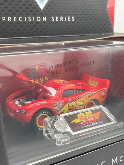 DISNEY PIXAR CARS 1:55 BY MATTEL, EXCLUSIVE PRECISION SERIES 2015 95 LIGHTNING MCQUEEN - BNIB