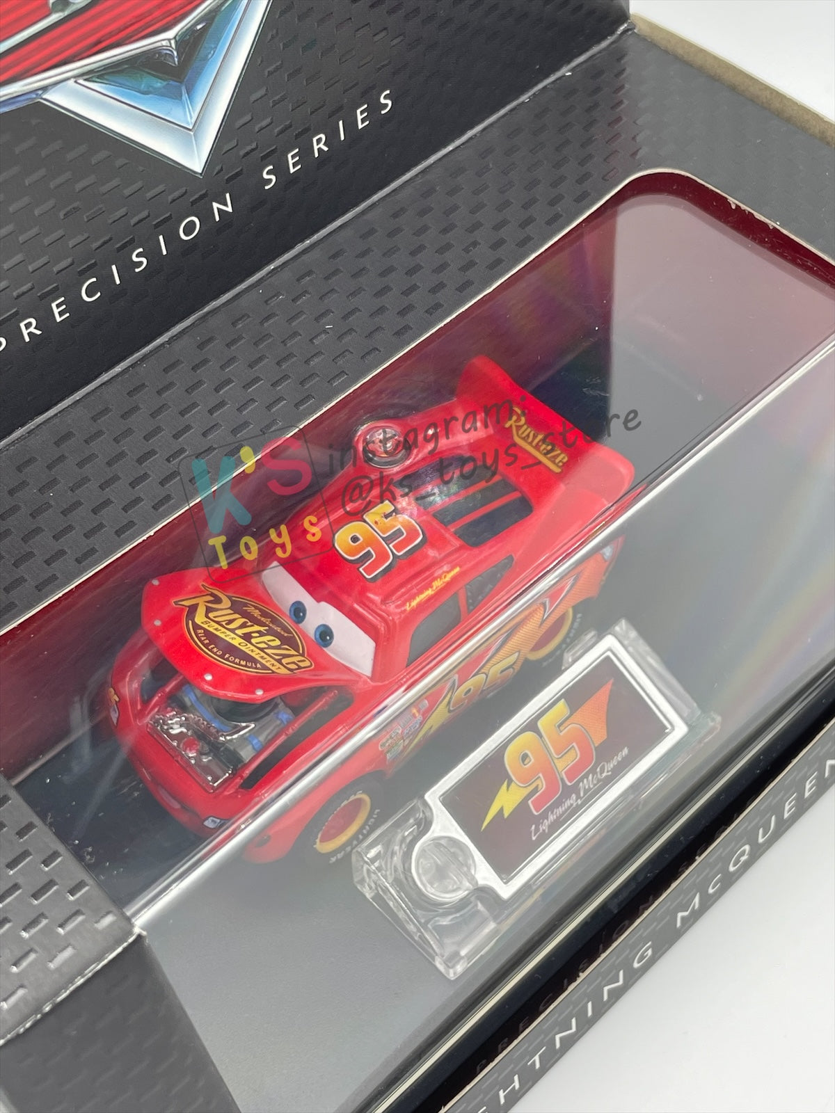 DISNEY PIXAR CARS 1:55 BY MATTEL, EXCLUSIVE PRECISION SERIES 2015 95 LIGHTNING MCQUEEN - BNIB