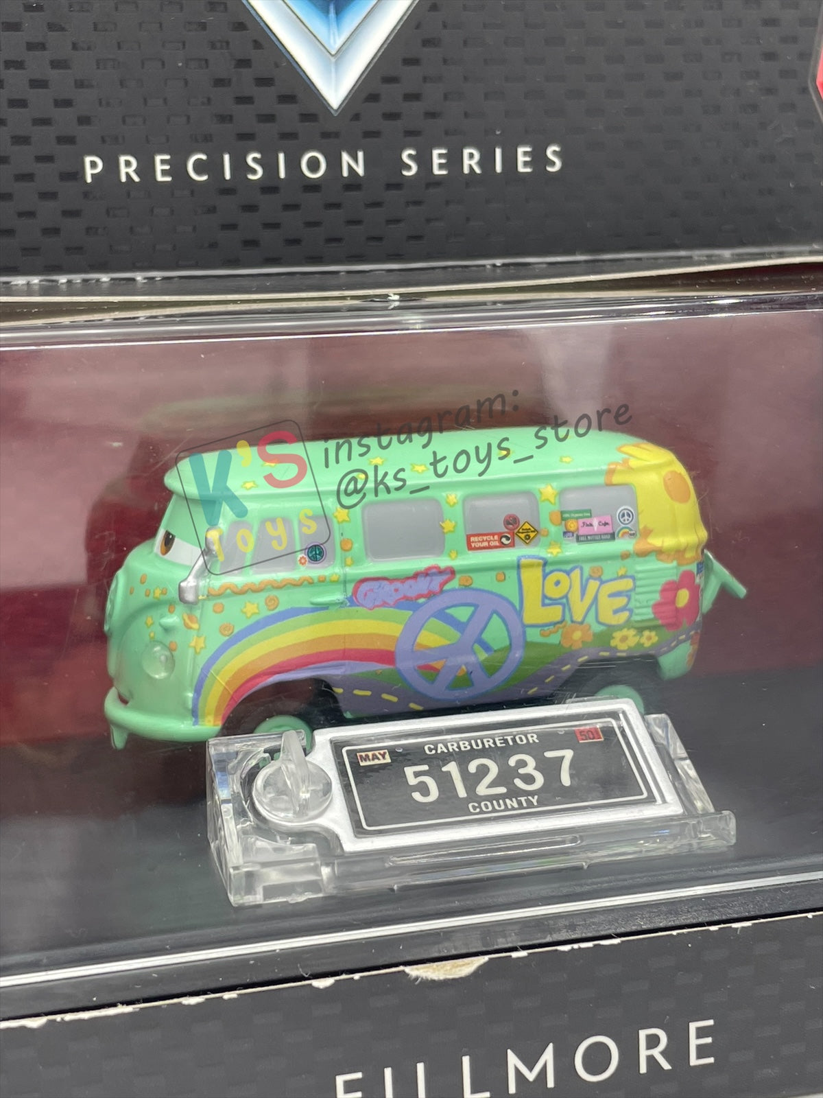 DISNEY PIXAR CARS 1:55 BY MATTEL, EXCLUSIVE PRECISION SERIES 2015 FILLMORE - BNIP