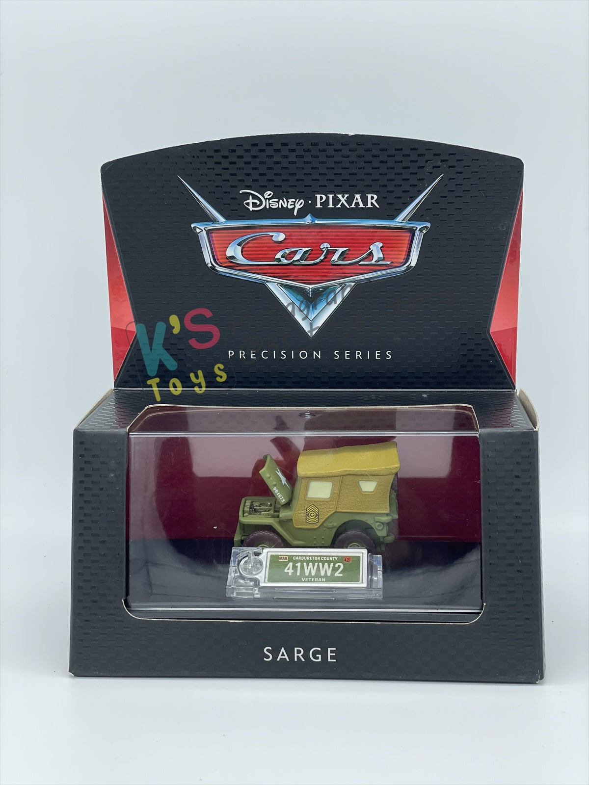DISNEY PIXAR CARS 1:55 BY MATTEL, EXCLUSIVE PRECISION SERIES 2015 SARGE - BNIP