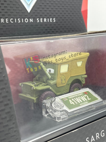 DISNEY PIXAR CARS 1:55 BY MATTEL, EXCLUSIVE PRECISION SERIES 2015 SARGE - BNIP