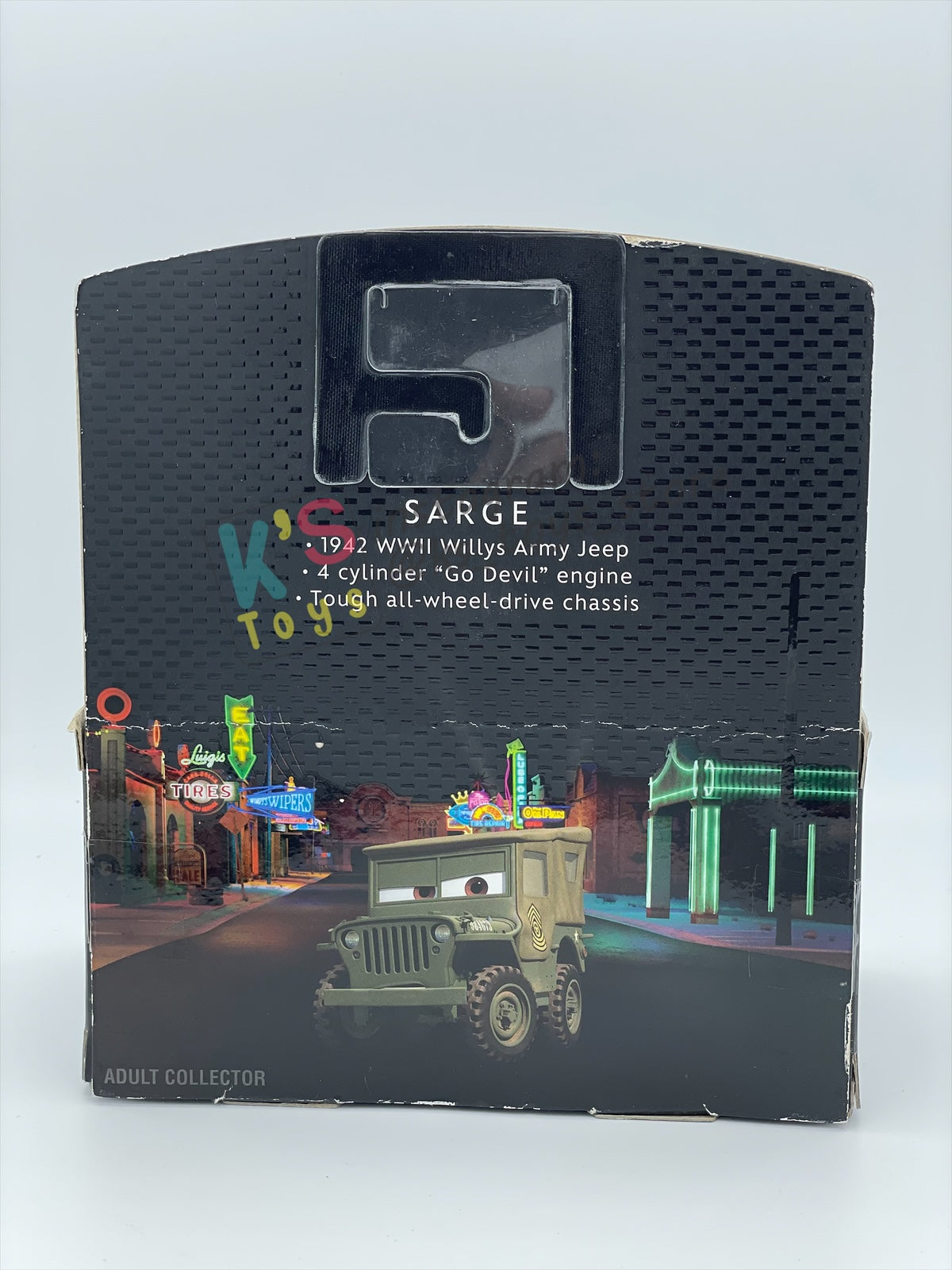 DISNEY PIXAR CARS 1:55 BY MATTEL, EXCLUSIVE PRECISION SERIES 2015 SARGE - BNIP