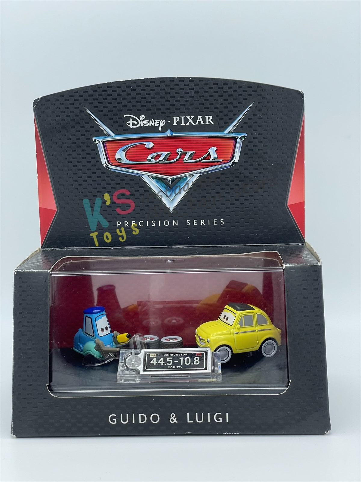 DISNEY PIXAR CARS 1:55 BY MATTEL, EXCLUSIVE PRECISION SERIES 2015 GUIDO & LUIGI - BNIB