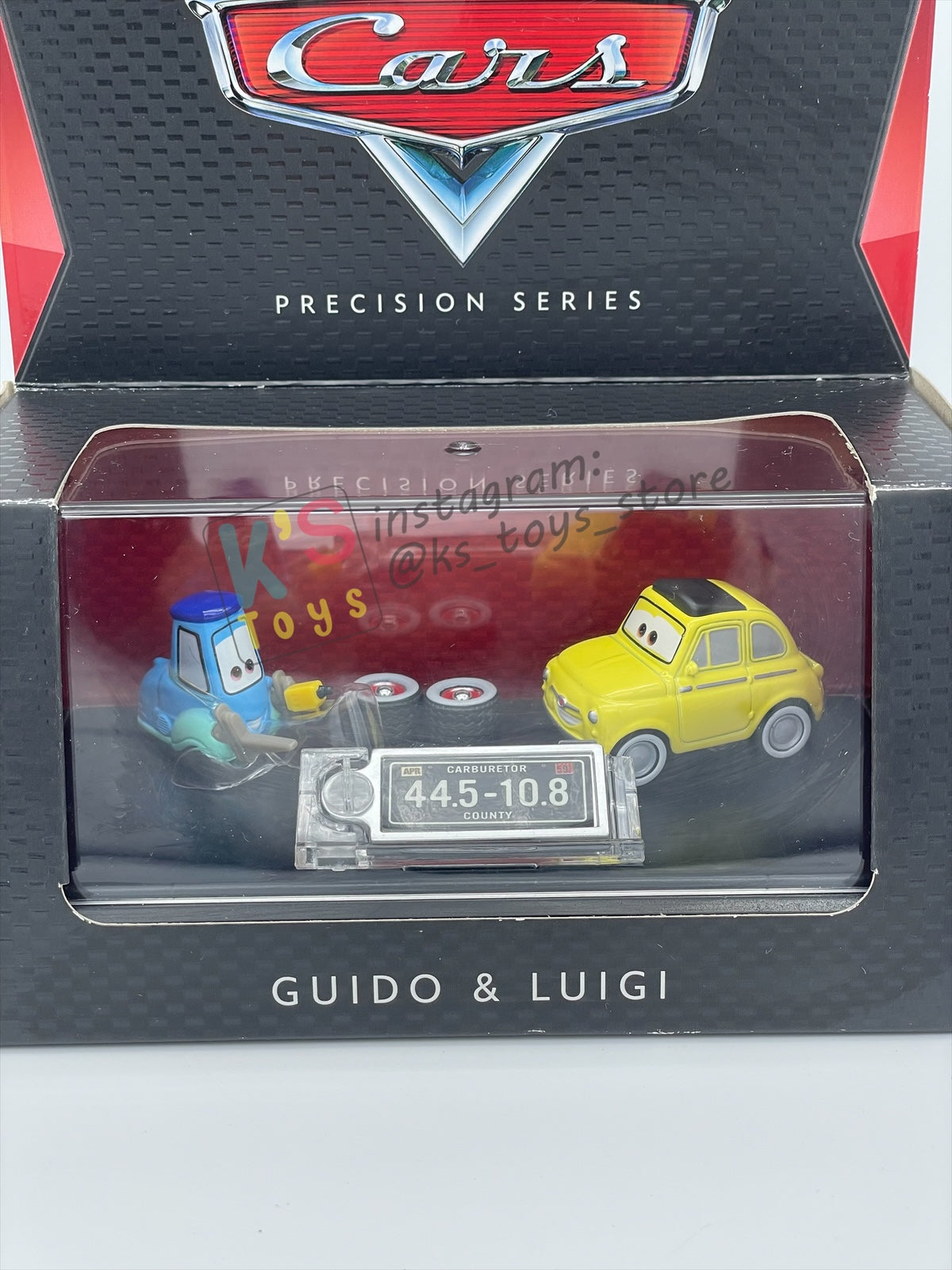 DISNEY PIXAR CARS 1:55 BY MATTEL, EXCLUSIVE PRECISION SERIES 2015 GUIDO & LUIGI - BNIB