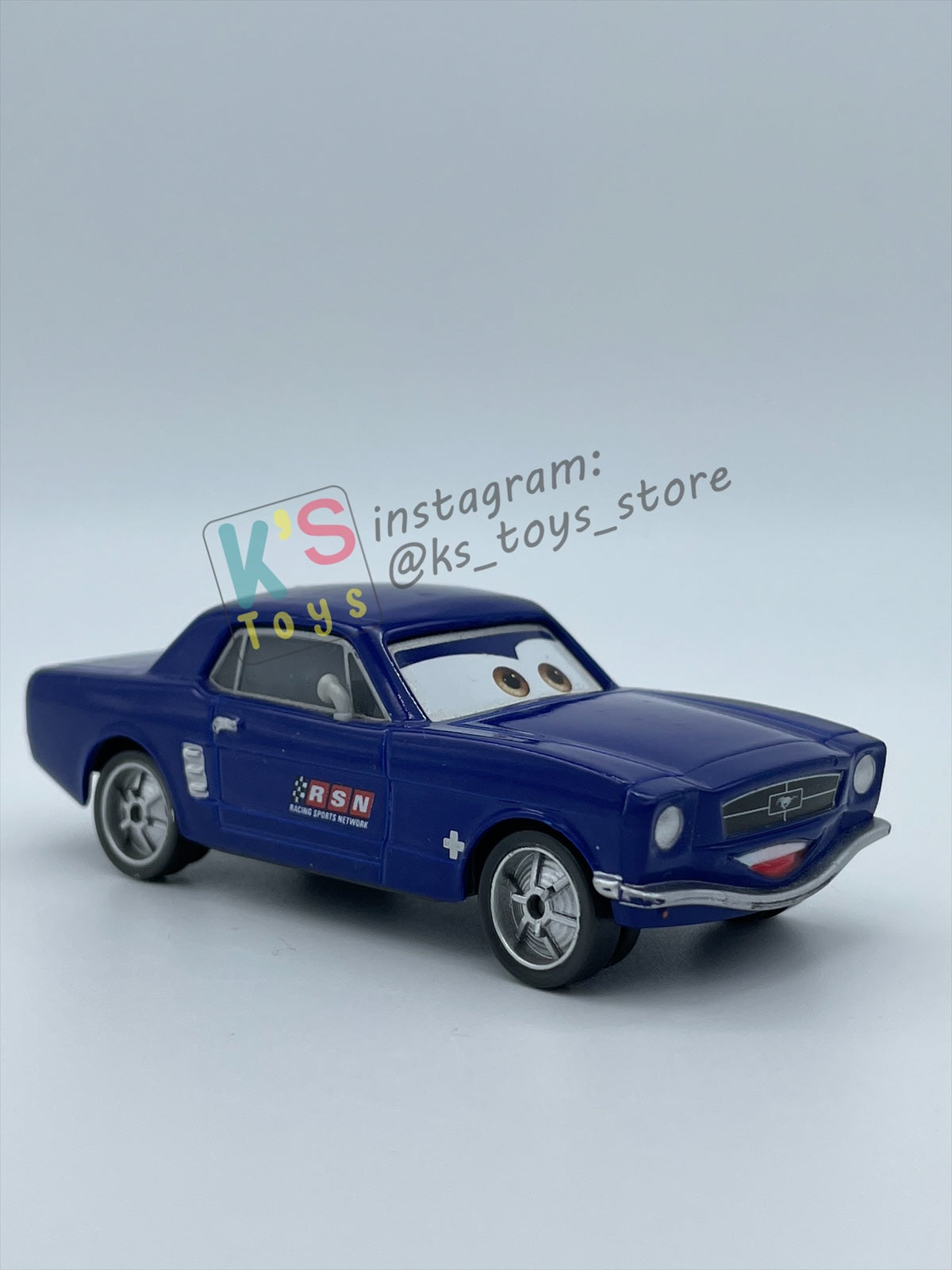 PRE-OWNED / LOOSE DISNEY PIXAR CARS - "BRENT MUSTANGBURGER" CARS 2 SERIES - GOOD CONDITION
