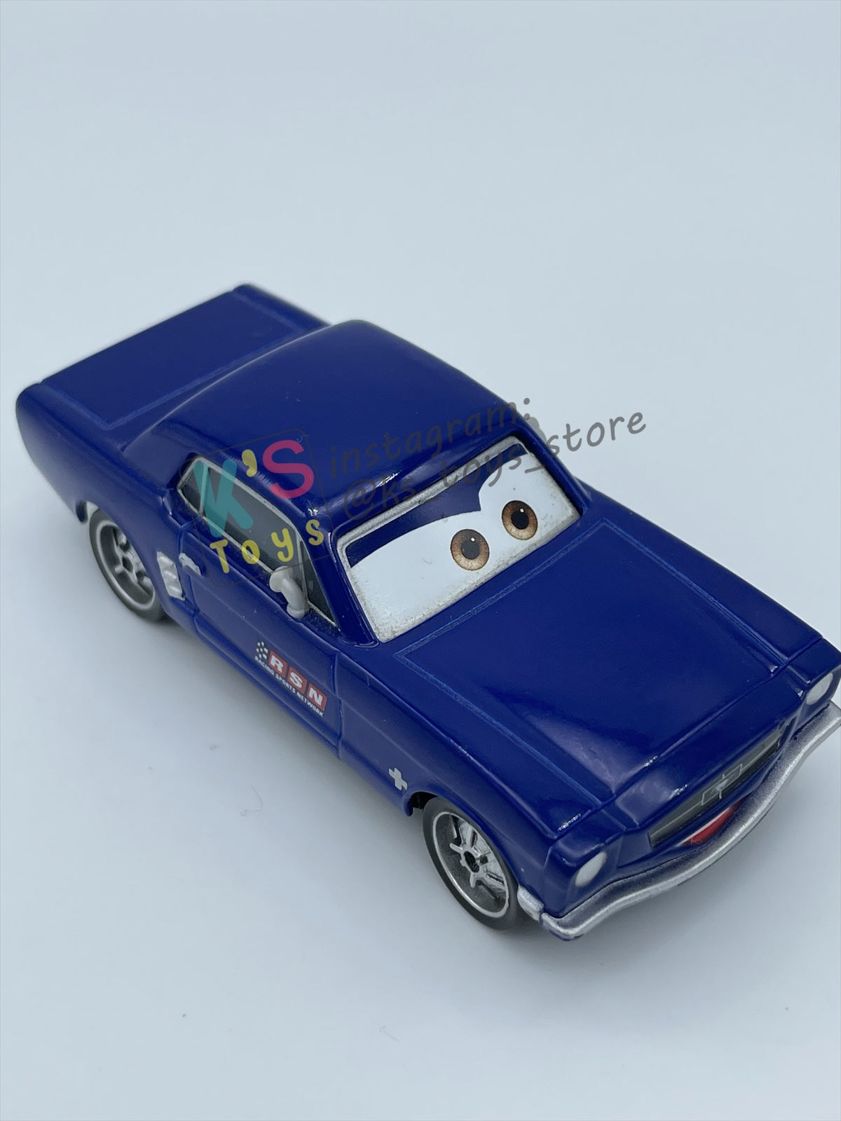 PRE-OWNED / LOOSE DISNEY PIXAR CARS - "BRENT MUSTANGBURGER" CARS 2 SERIES - GOOD CONDITION